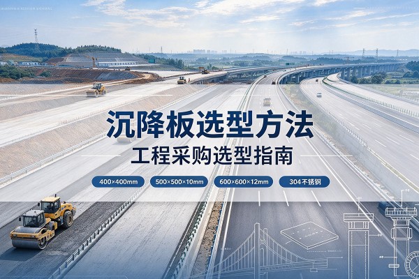 龙泉驿沉降板选择方法