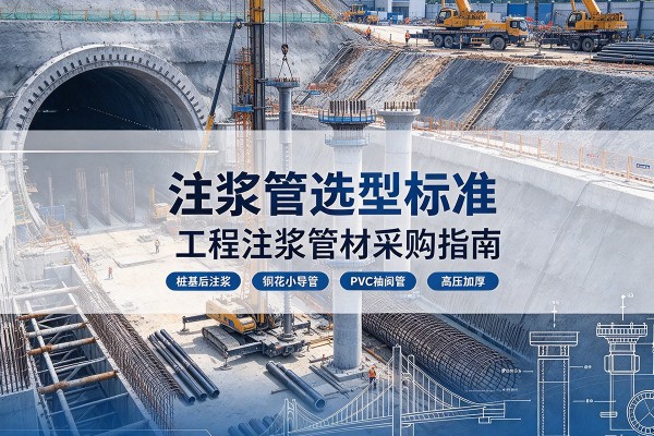 龙泉驿注浆管选型标准