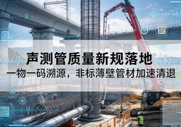 龙泉驿声测管质量新规落地，一物一码溯源，非标薄壁管材加速清退